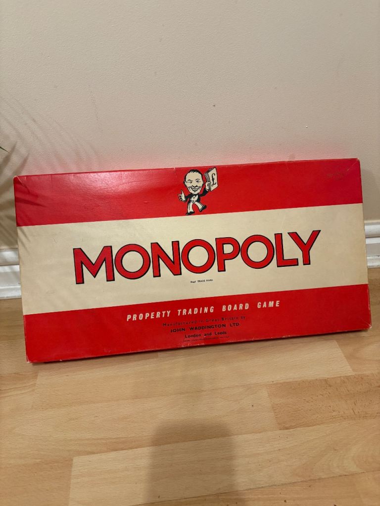Vintage Monopoly Game Parker Bros 1961