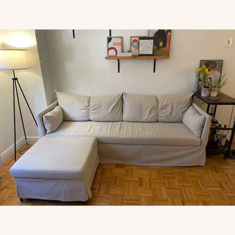 Ikea beige sofa bed FREE DELIVERY 
