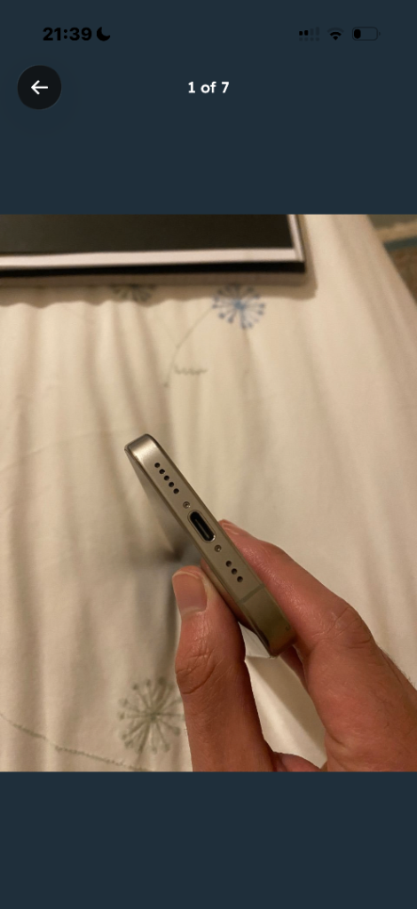 iPhone 16 pro 256GB Natural Titanium