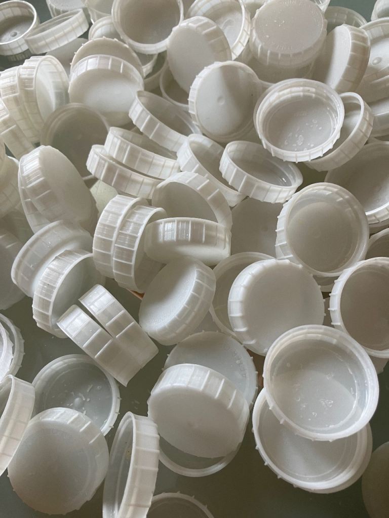 Plastic Milk Bottle Tops 