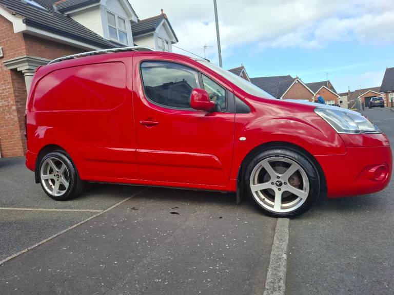 Red Citroen Berlingo Van