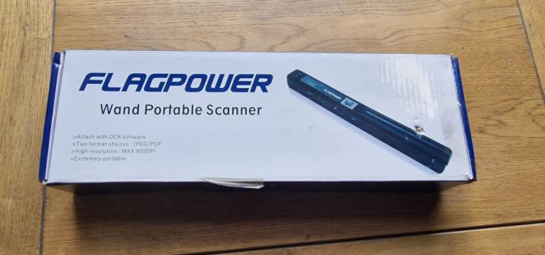 FLAGPOWER Wand Portable Scanner - New in Box