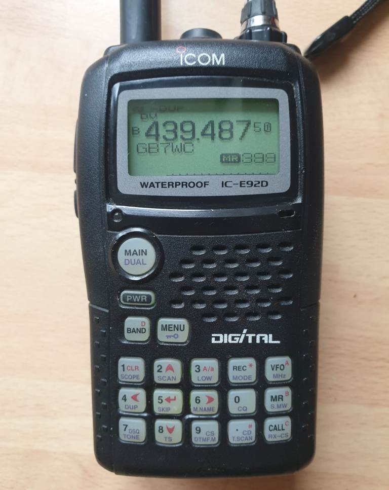 Icom IC-E92D D-STAR Dual-Band Transceiver & GPS Speaker Mic