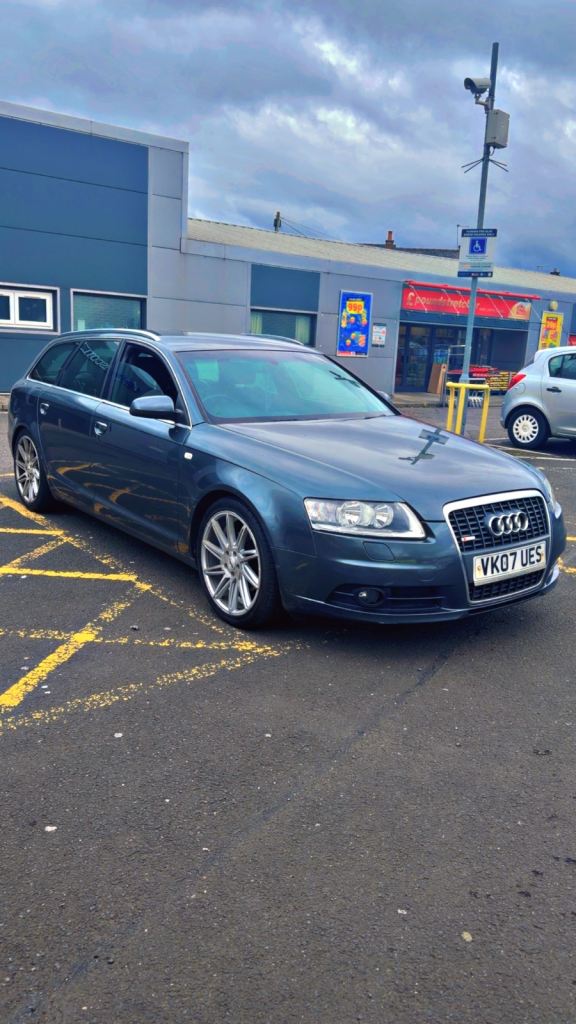 2007 AUDI A6 S LINE ESTATE 6 SPEED MANUAL MOT JUNE SAT NAV HALF LEATHER INTERIOR STARTS N DRIVES GRT