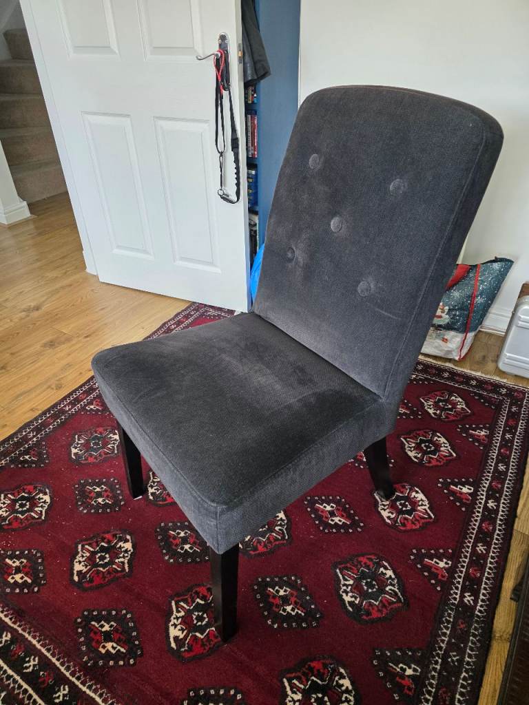 4 ikea dining chairs black comfy 
