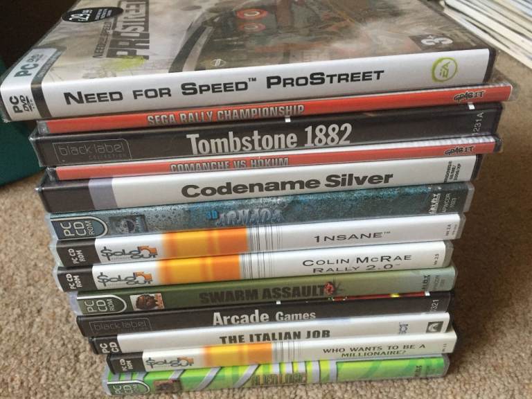 Lot of collectible computer games FIVE are NEW and SEALED