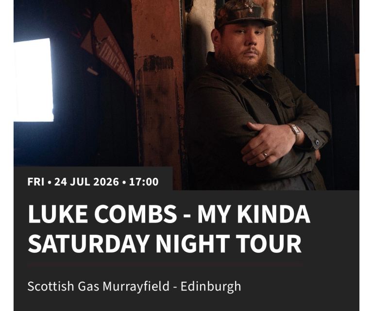 Luke Combs 'Edinburgh