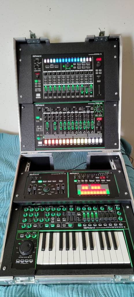 Roland AIRA Flight Case, MX-1, TR-8, System-1, TB-3, VT-3