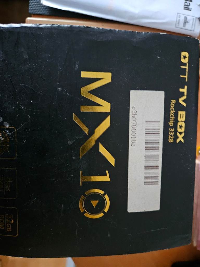 MX10 Android tv box v8