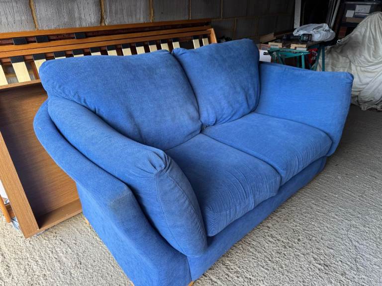 Blue DFS sofa