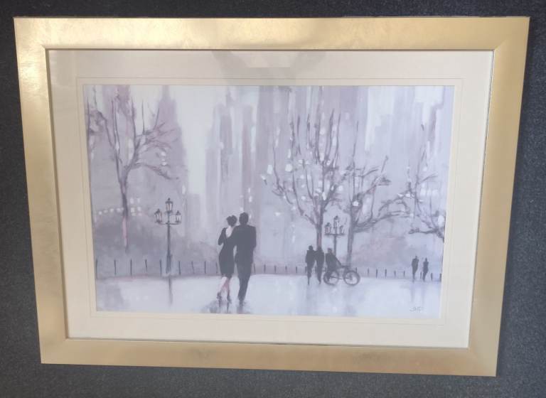 Picture print titled an  Evening Out Neutral  by Julia Purinton.