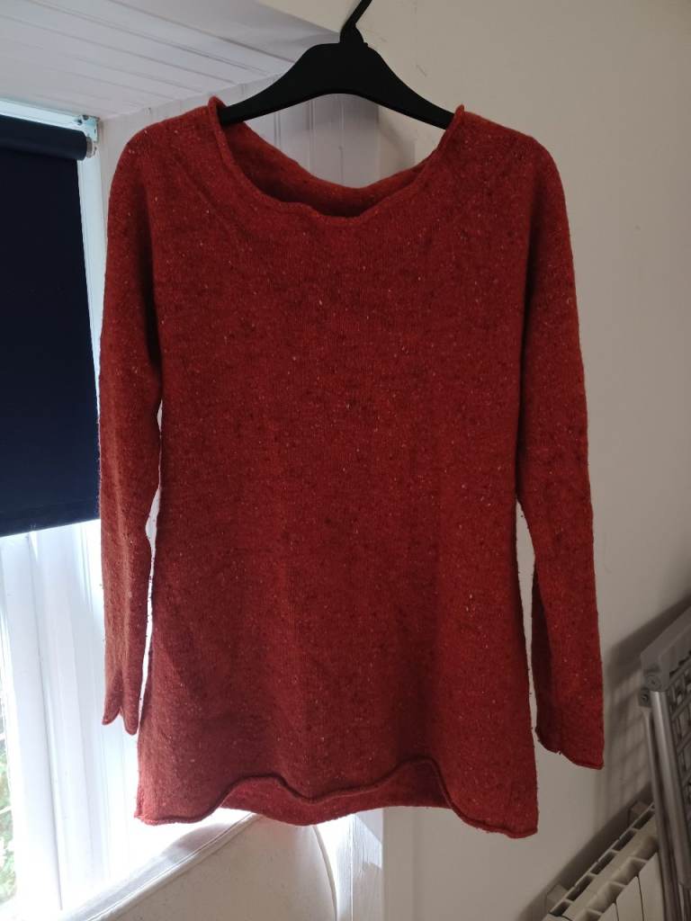 Orange wool - jumper M size 