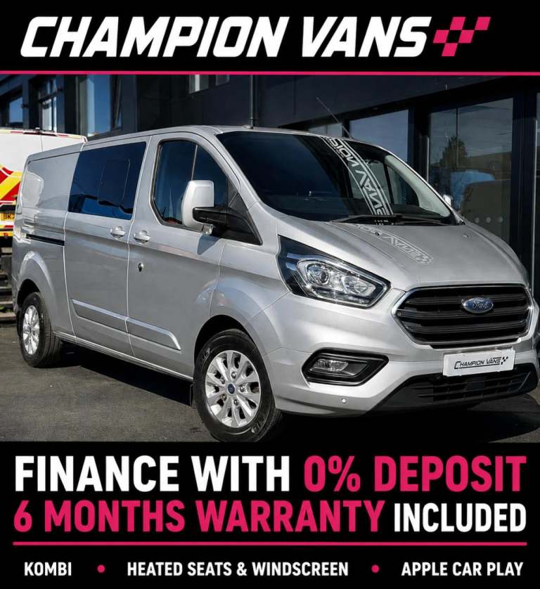 2019 Ford Transit Custom l2 2.0 320 130BHP Kombi Limited LWB