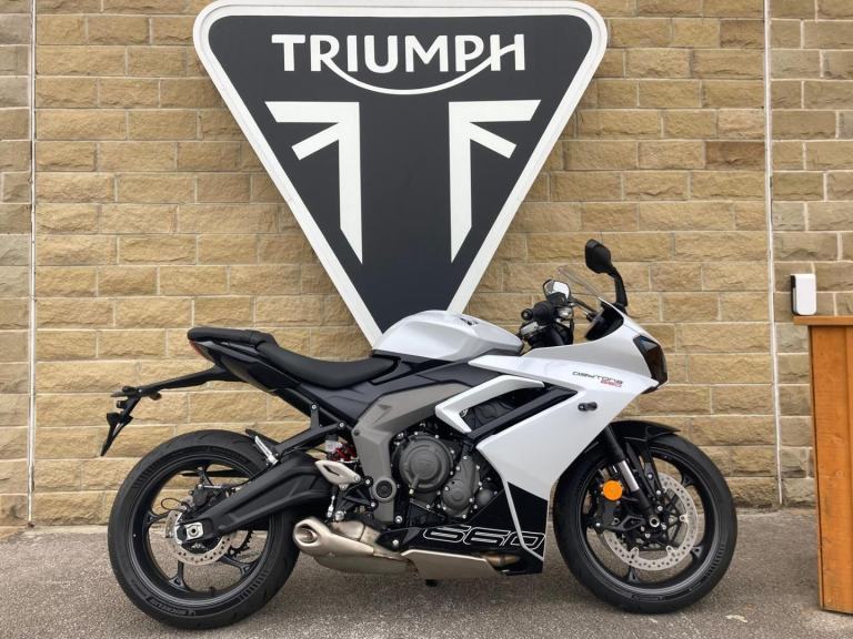 Brand new unregistered Triumph Daytona 660 in stock