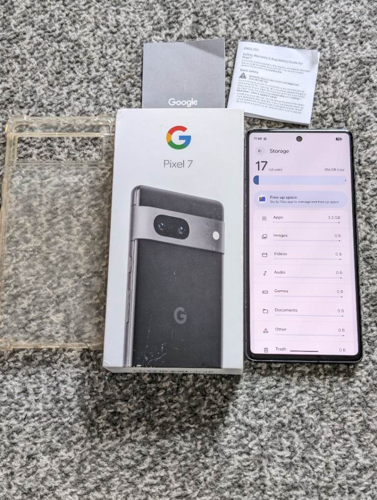 Google pixel 7 256G storage unlocked to any network 