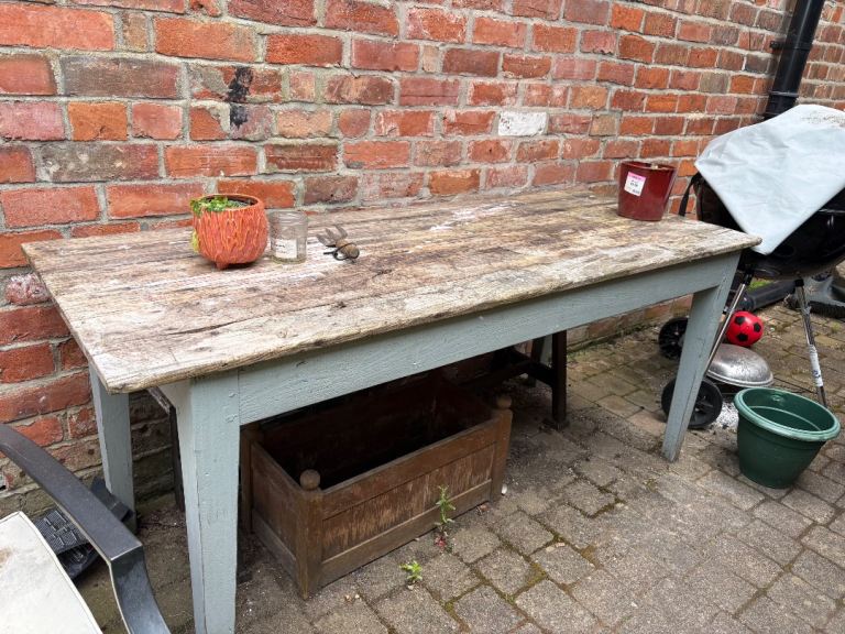 Vintage wooden dining table 