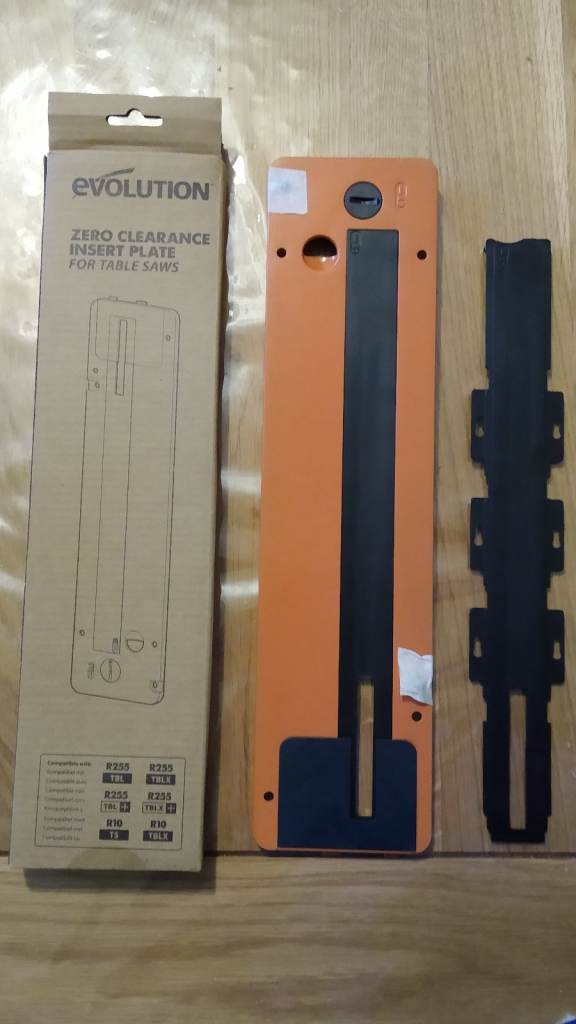 Genuine Evolution Zero Clearance Plate for Table Saws