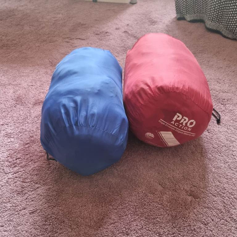 Two sleeping bags