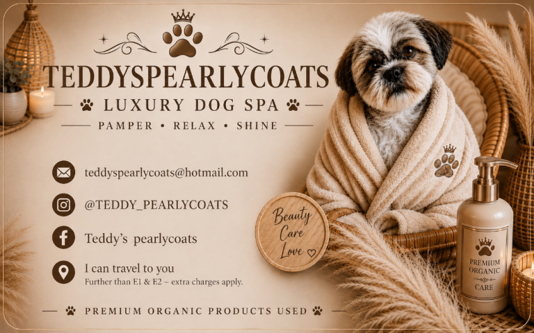 Mobile Luxury dog spa grooming services 