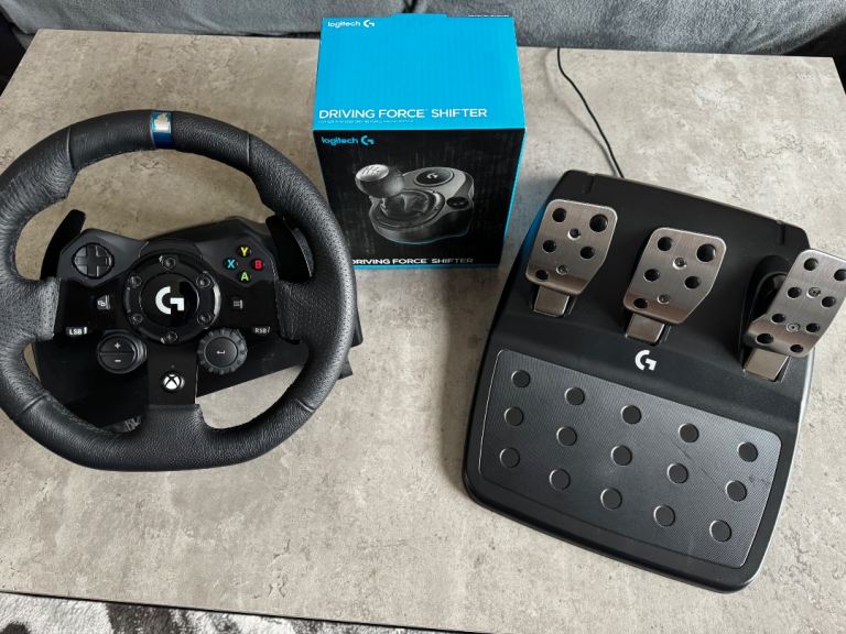 Gaming Steering Wheel, Pedals, Shifter - Logitech G923