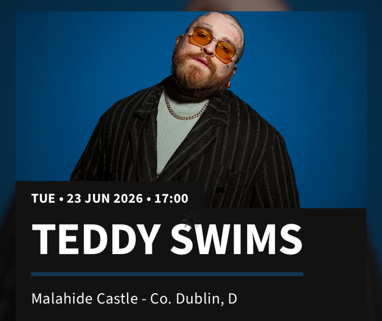 Teddy Swims Concert Tickets x2 - Malahide Castle 23 June 2026 5pm