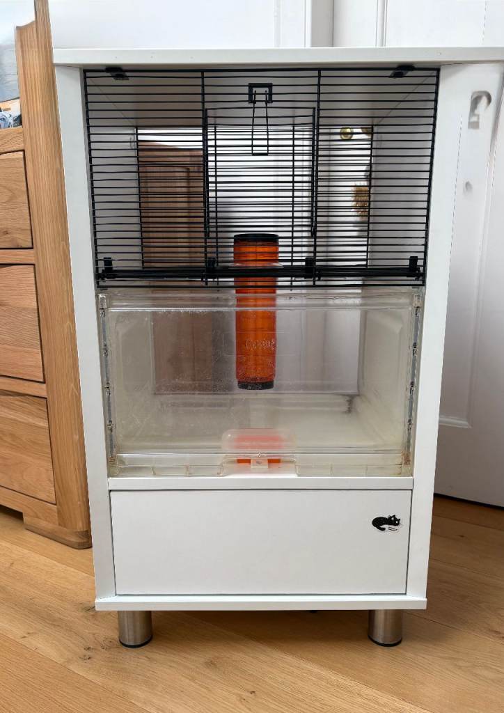 Free: Omlet white hamster and gerbil cage 