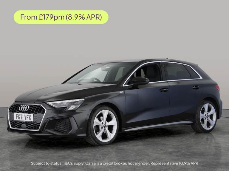 2021 Audi A3 1.0 TFSI 30 S line Sportback 5dr Petrol Manual Euro 6 (s/s) (110 ps) - DRIV Hatchbac...
