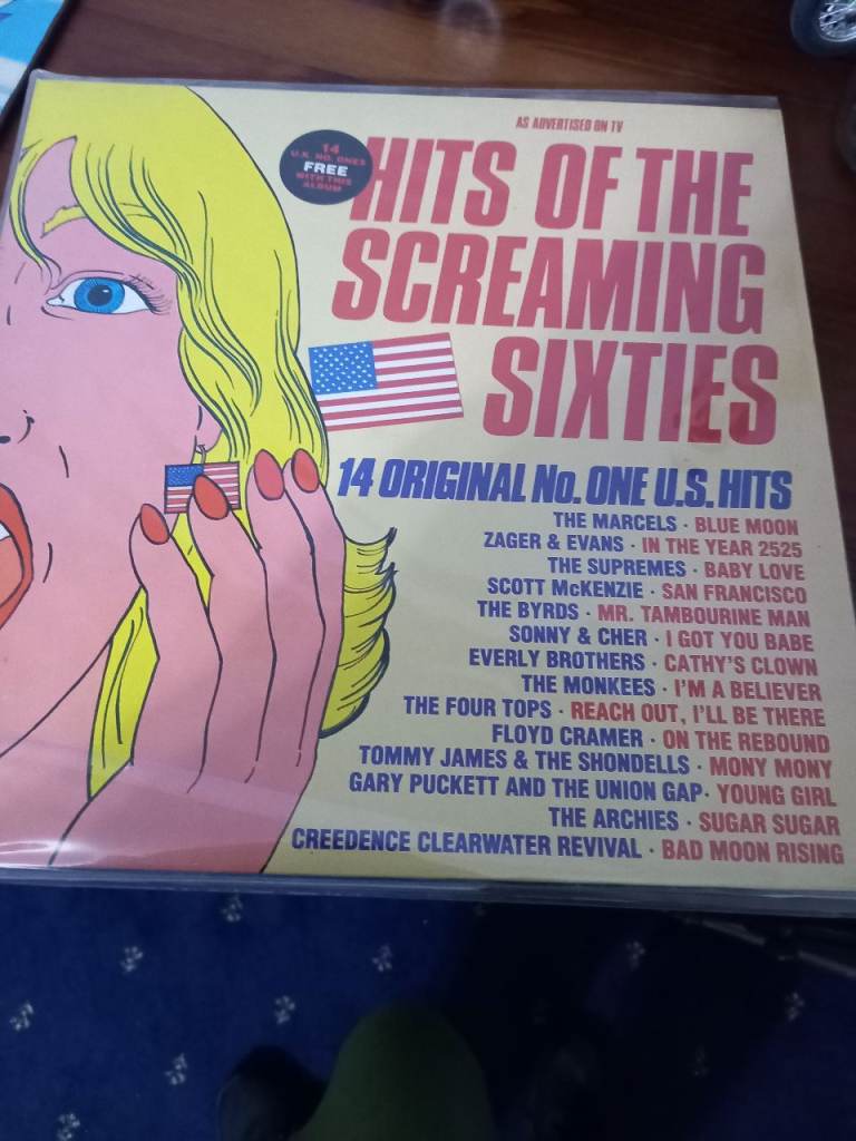 Hits Of The Screaming Sixties Vinyl Record – Classic US Hits