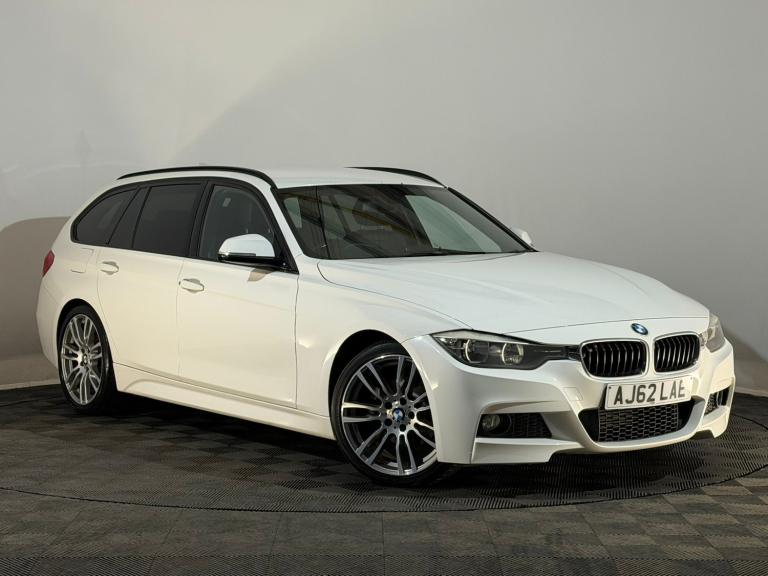 WHITE 2012 62 BMW 320D M SPORT 2.0 DIESEL AUTOMATIC TOURING ESTATE 2 PREV OWNERS