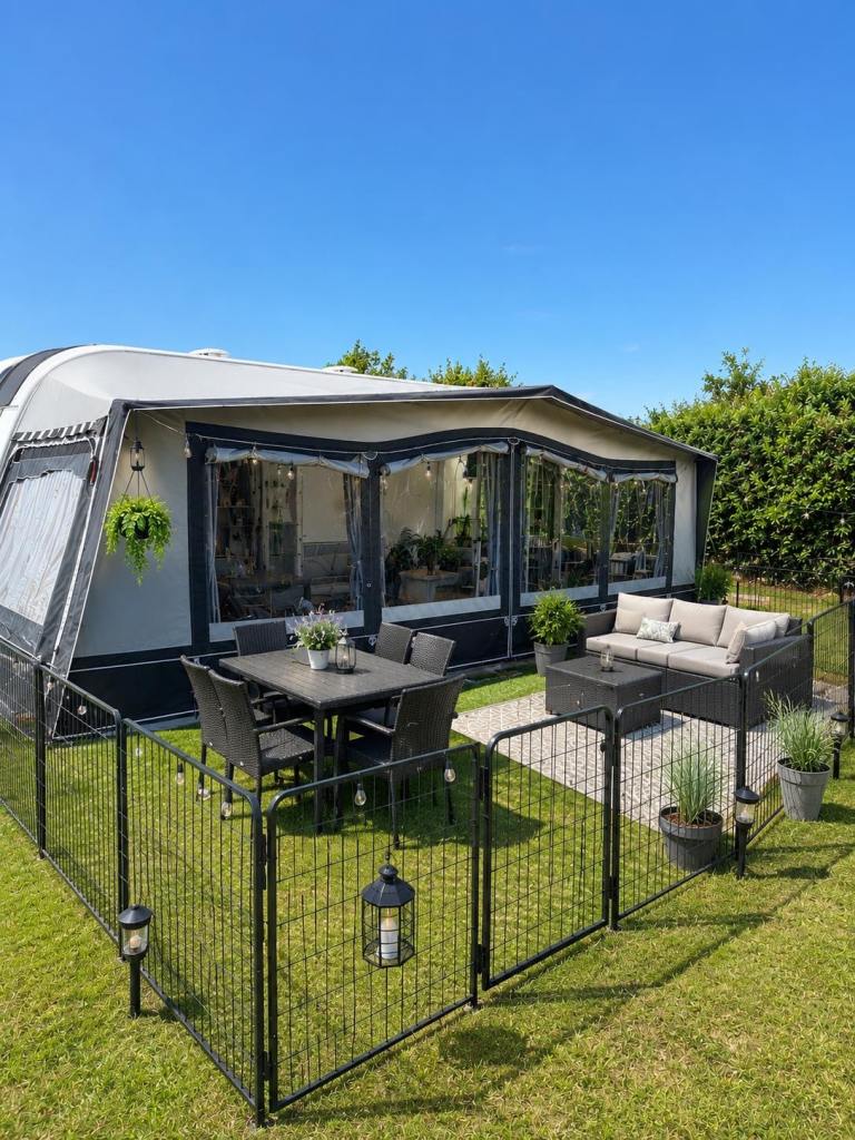 Camptech awning size 19 with x2 annex 