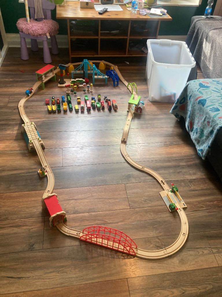 Brio wooden train set