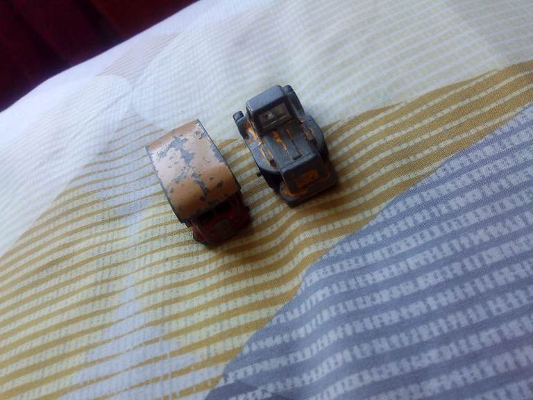 Vintage very collectable 2 1970s metal toy cars 