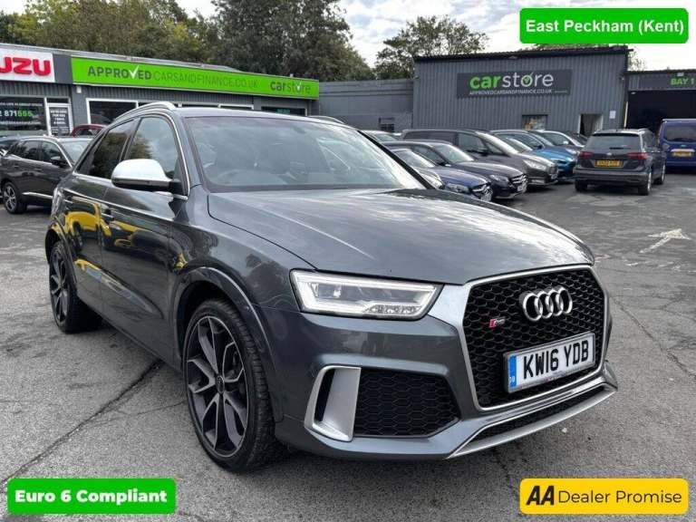 2016 Audi RS Q3 Grey 2.5 TFSI Quattro SUV, 126,000 miles, Superb service history, S Tronic  ESTAT...
