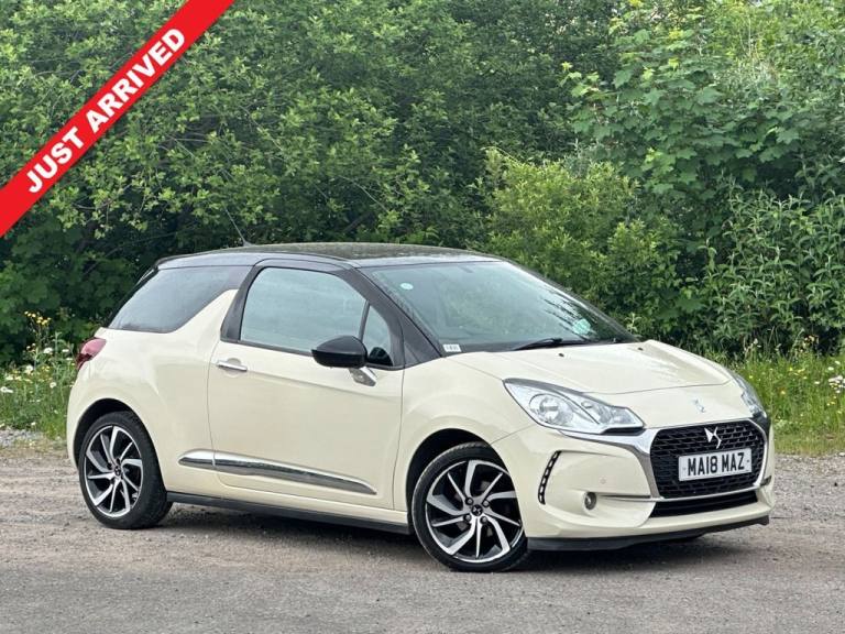 2018 DS Automobiles DS 3 1.2 PureTech Parthenon Cream Hatchback 3dr Petrol Manual Euro 6 (s/s) (1...
