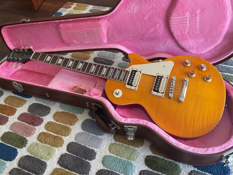 Epiphone Les Paul Standard 1959 Reissue Special Edition - Aged Lemonburst - Incl. Hardcase