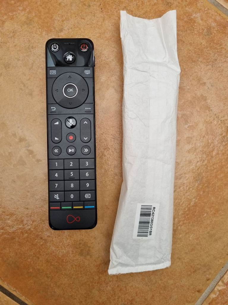 Virgin Media remote control - WITH VOICE CONTROL