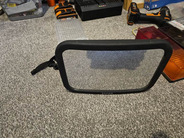 Baby Car Mirror for Back Seat....Adjustable to See Rear Facing for Infants, Kids and Pets