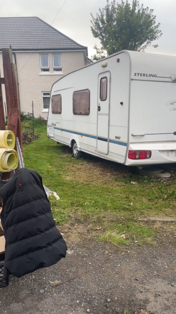 Sterling caravan 2008 damaged for parts  