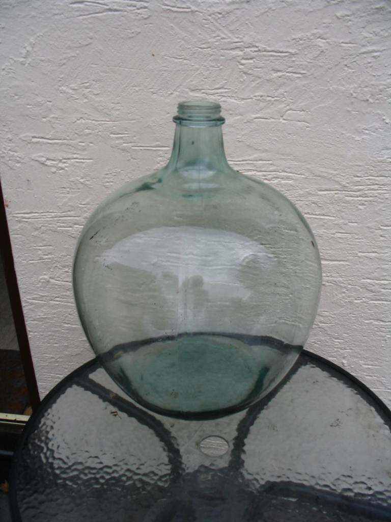 Large Glass Demijohn Bottle – Good Condition