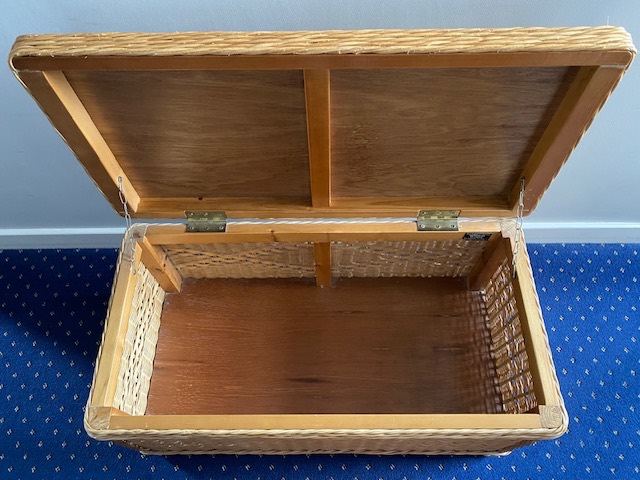 Wicker Blanket / Toy storage Box