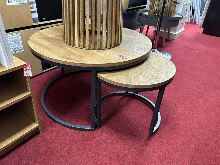 image for Nomad Nest of 2 Coffee Tables - Natural