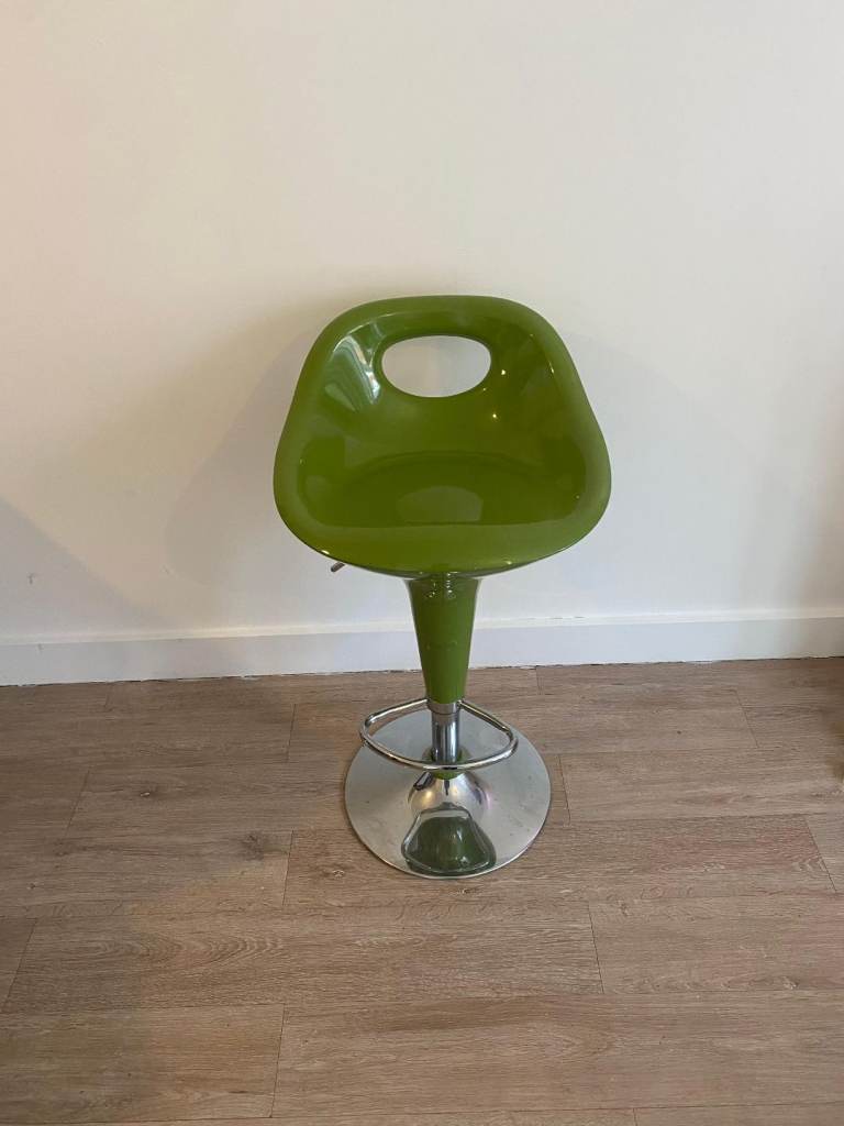 Retro Space Age Green Bar Stool