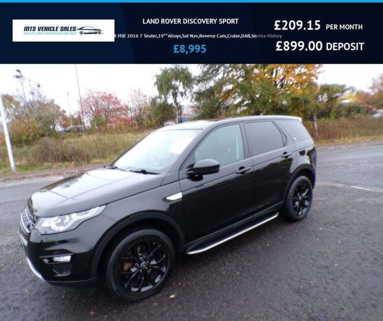 2016 Land Rover Discovery Sport 2.0 TD4 HSE 2016 7 Seater,19**Alloys,Sat Nav,Reverse Cam,Cruise,D...