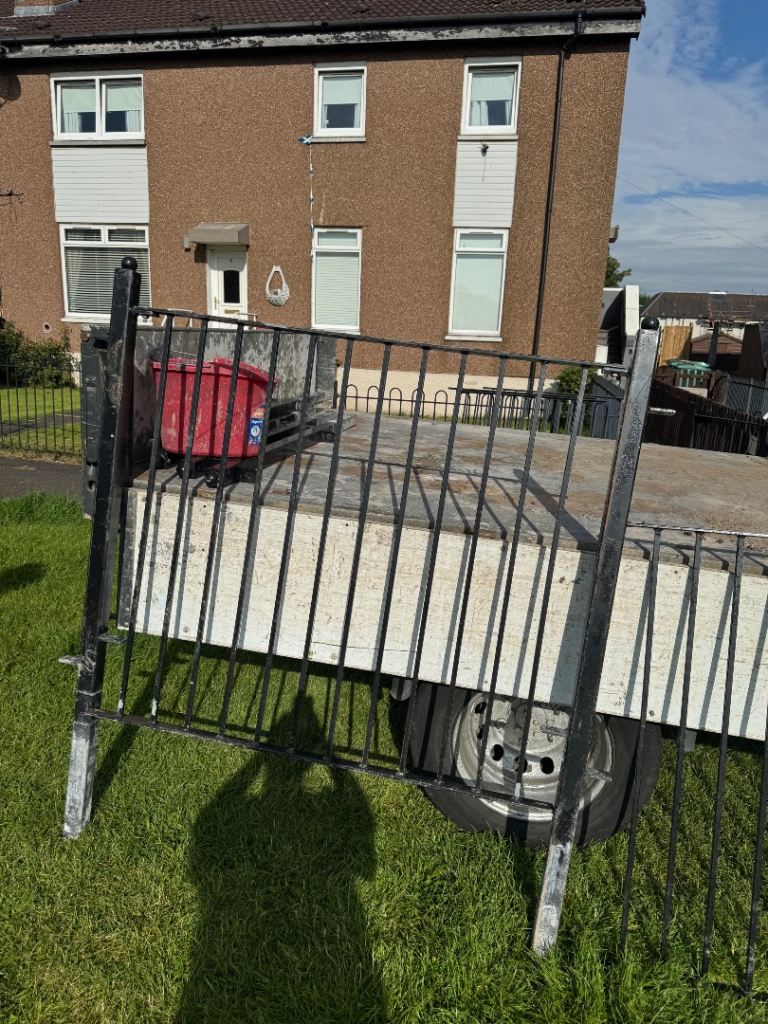Metal Garden Fencing Panels – Fair Condition