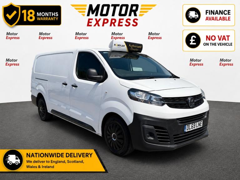 2020 Vauxhall Vivaro 3100 20d 120PS Edition H1 Van PANEL VAN Diesel Manual