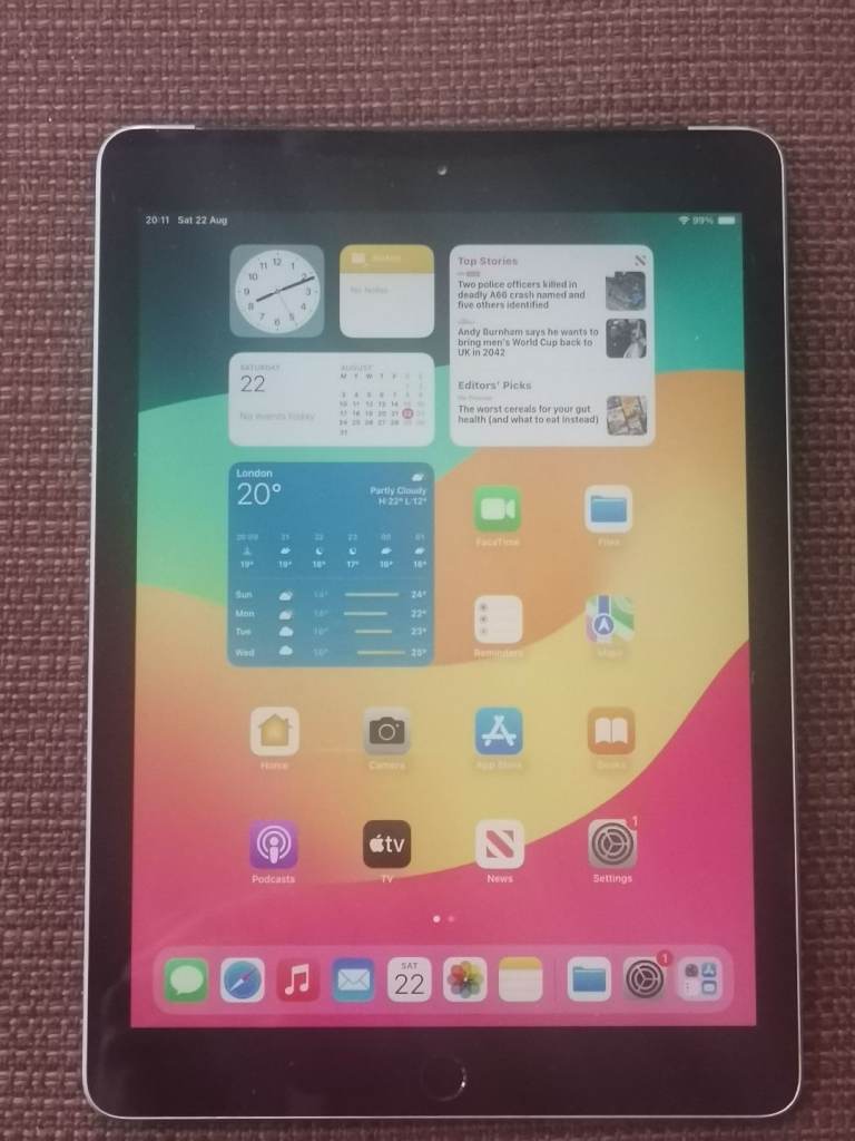 Ipad 6th generation 128gb wifi /cellular (unlocked) 