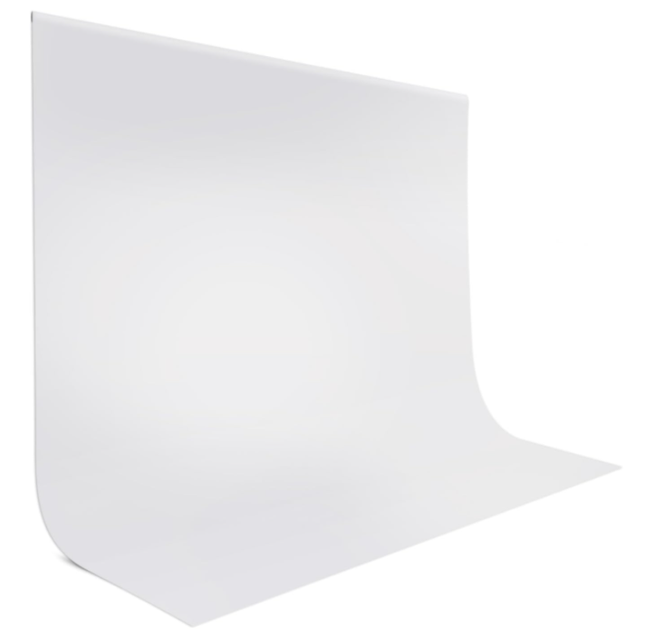 White Photography Backdrop, Large, Fabric, 3mx3m, washable