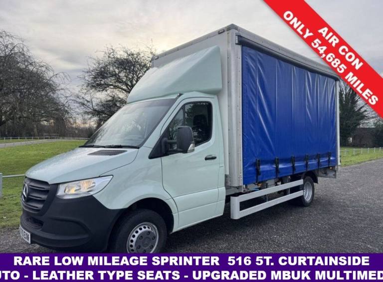 2021 Mercedes-Benz Sprinter 2.1 516Cdi 5.0t. Curtainside Diesel Auto RWD L2 Eu 6 163ps Curtain Si...