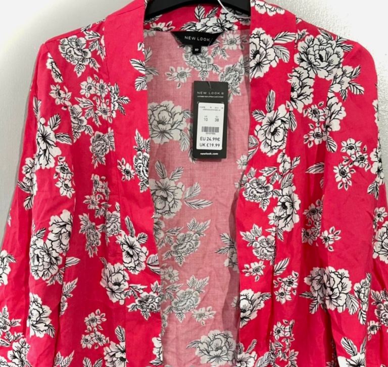 Women’s New Look Floral Jacket - Size 10
