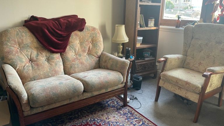 2-Seater Sofa and Matching Armchair